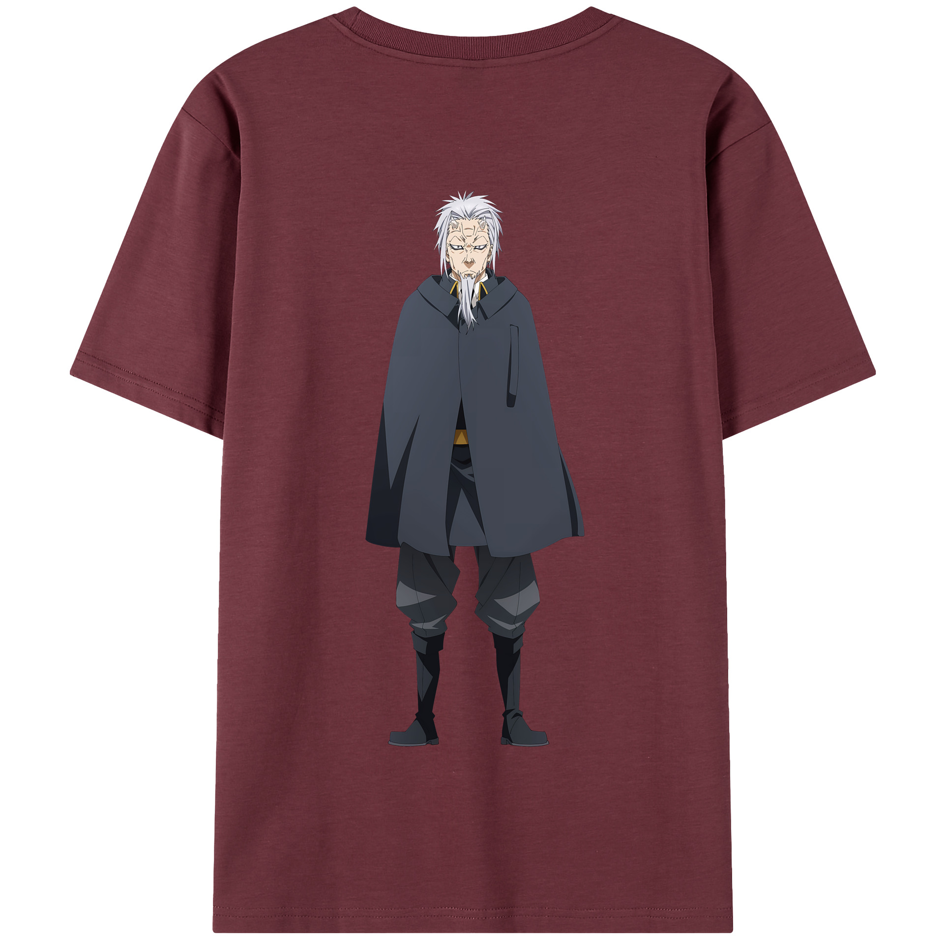 （画像用） 転スラ Regarding Reincarnated to Slime 綿100％半袖Tシャツ（背面プリント）